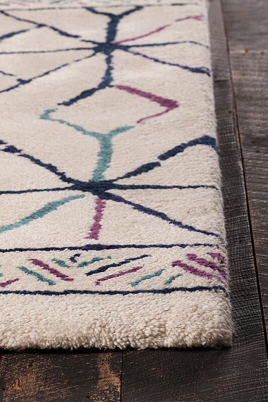 Chandra Arcon Arc33700 Cream / Red / Blue / Black Rugs.