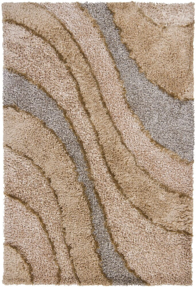 Chandra Areva Are13904 Tan / Grey Rugs.