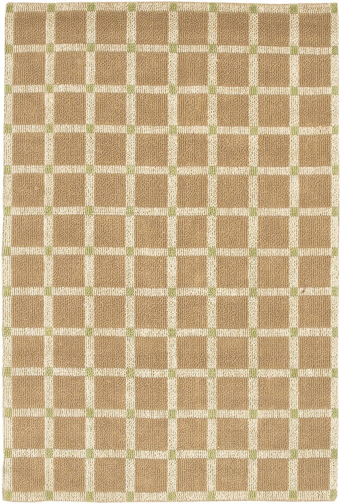 Chandra Art Art3519 Tan / Ivory / Green Rugs.