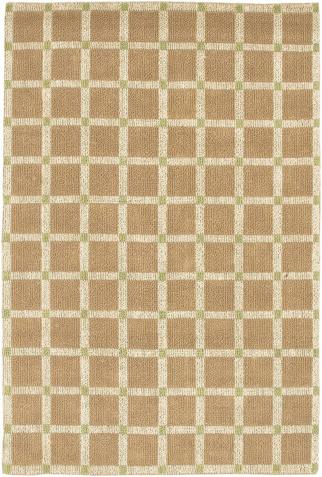 Chandra Art Art3519 Tan / Ivory / Green Rugs.