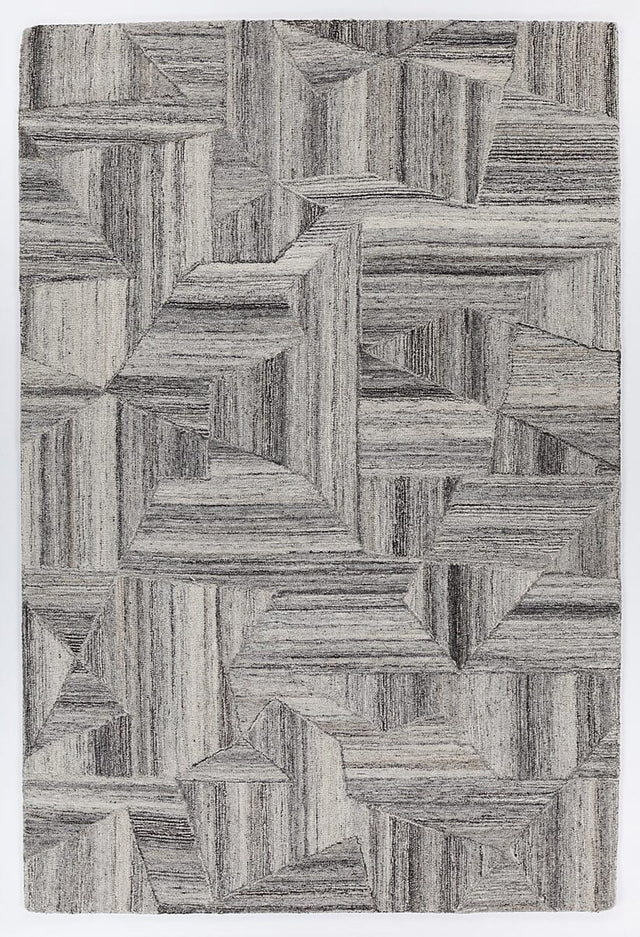 Chandra Avril Avr-49200 Grey / White Rugs.