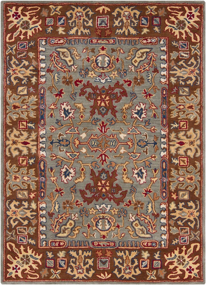 Chandra Bajrang Baj-8000 Grey Rugs.