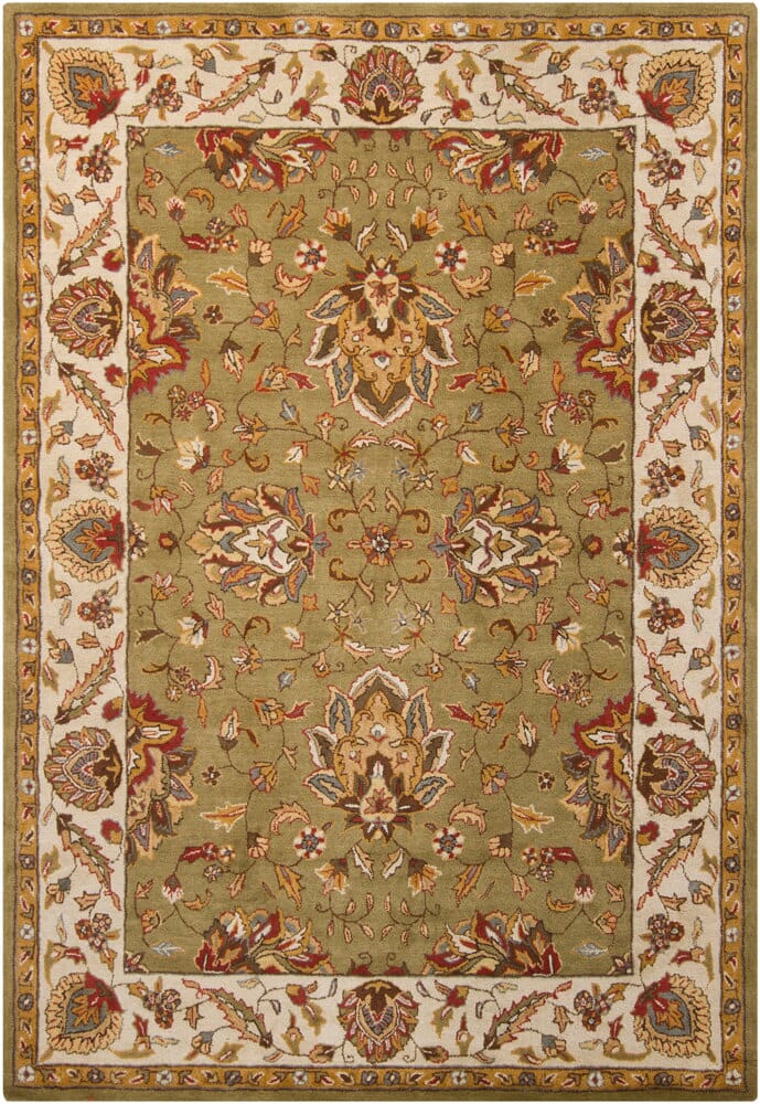 Chandra Bajrang Baj-8003 Green Rugs.