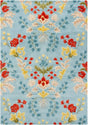 Chandra Bajrang Baj-8007 Sky Blue Rugs.
