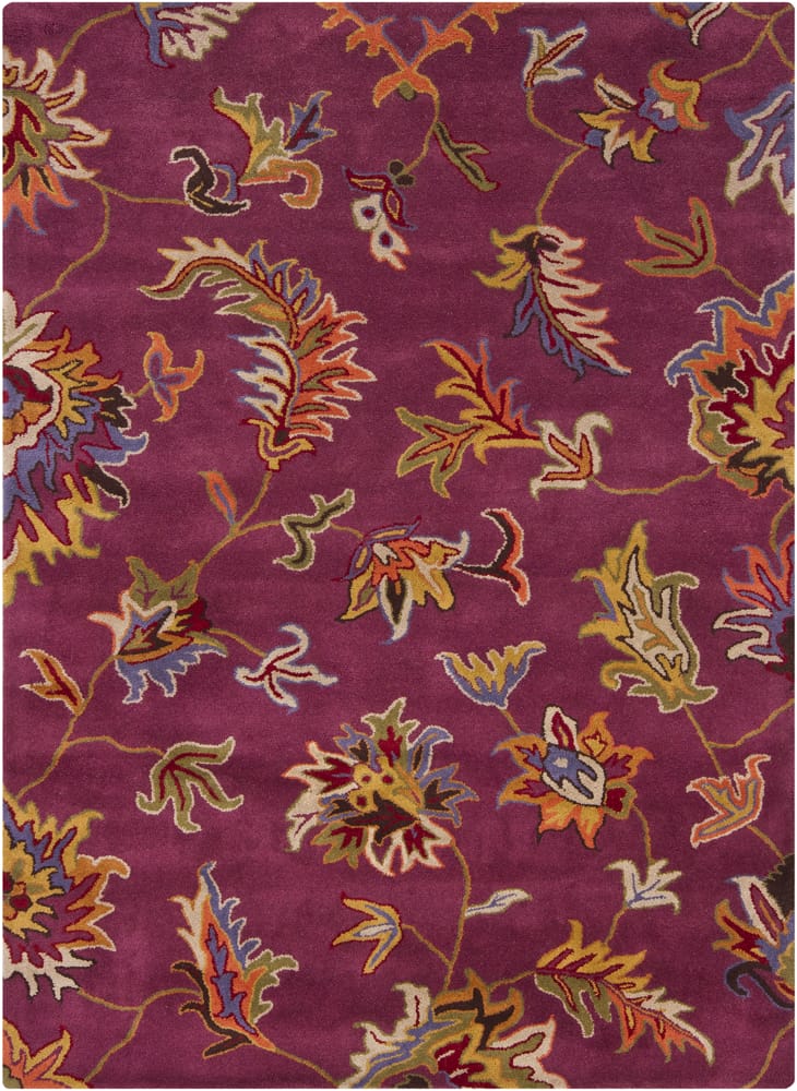 Chandra Bajrang Baj-8009 Purple Rugs.