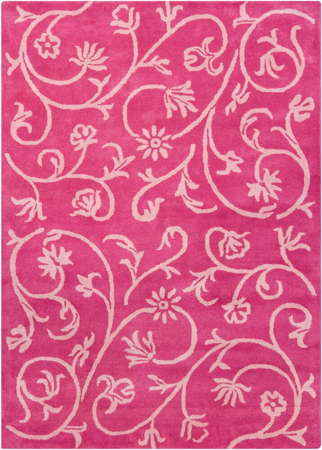 Chandra Bajrang Baj-8021 Dark Pink Rugs.