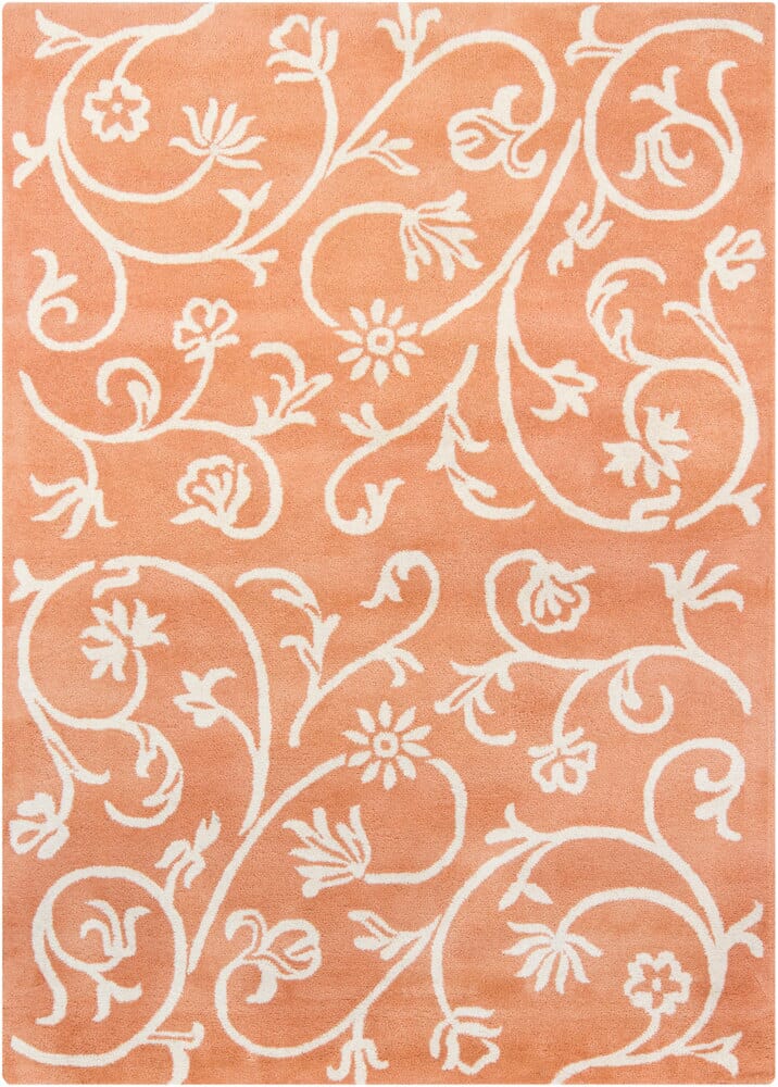 Chandra Bajrang Baj-8022 Light Orange Rugs.