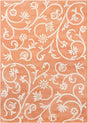 Chandra Bajrang Baj-8022 Light Orange Rugs.
