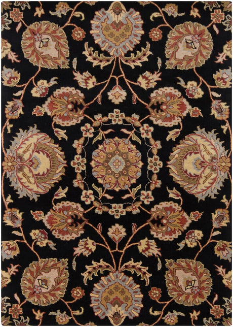 Chandra Bajrang Baj-8032 Black Rugs.