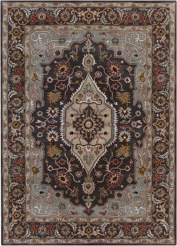 Chandra Bajrang Baj-8040 Dark Grey Rugs.
