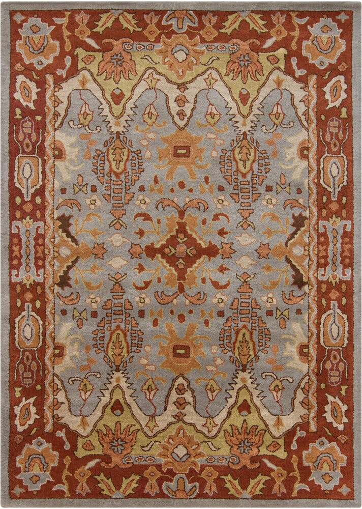 Chandra Bajrang Baj8038 Rust / Beige / Brown / Orange Rugs.