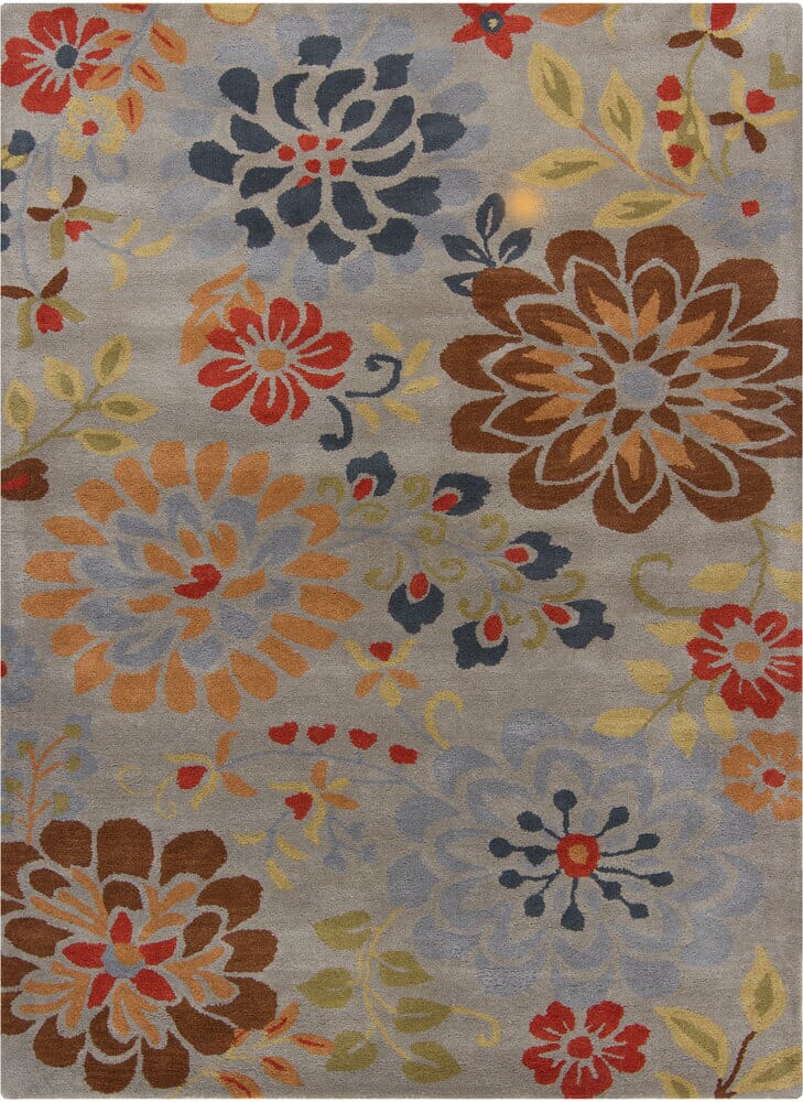 Chandra Bajrang Baj8043 Grey / Multi Rugs.