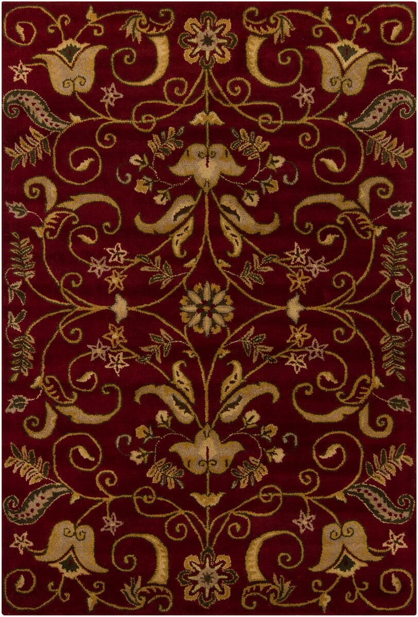 Chandra Basinghall Int-13493 Burgundy Rugs.