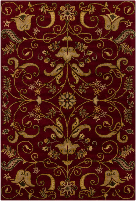 Chandra Basinghall Int-13493 Burgundy Rugs.