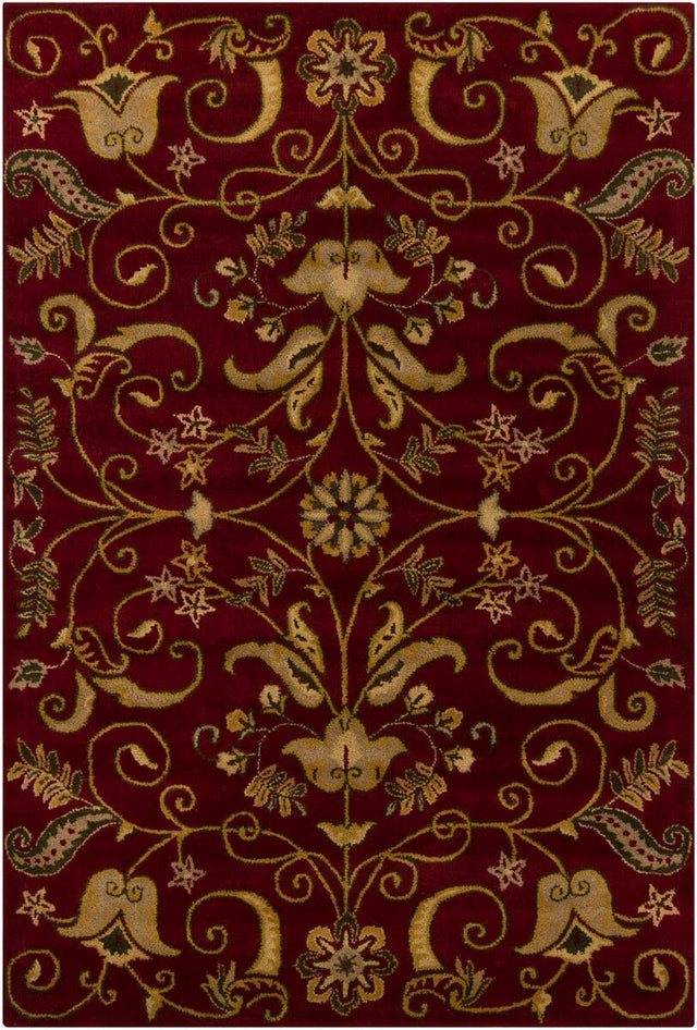 Chandra Basinghall Int-13493 Burgundy Rugs.