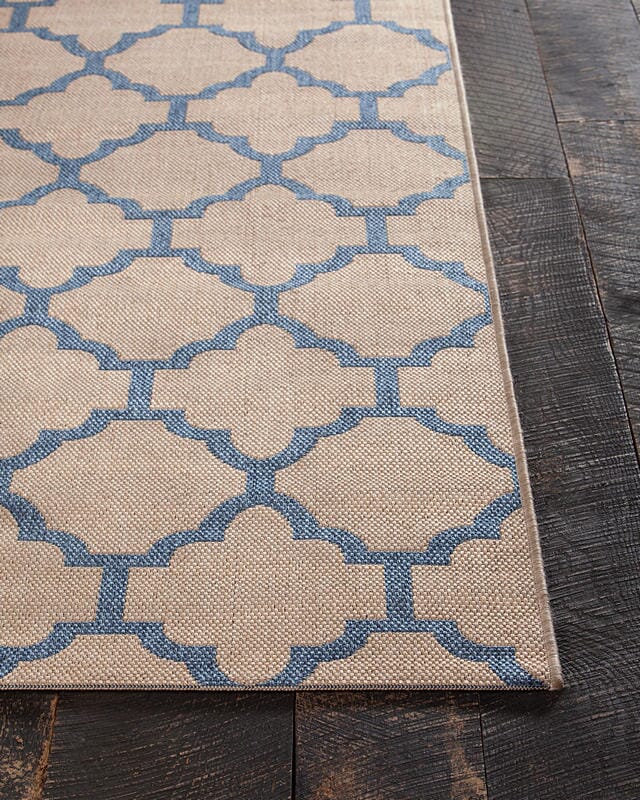 Chandra Calcutta Cal1551 Beige / Blue Rugs.