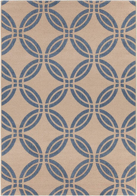 Chandra Calcutta Cal1558 Beige / Blue Rugs.