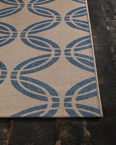 Chandra Calcutta Cal1558 Beige / Blue Rugs.