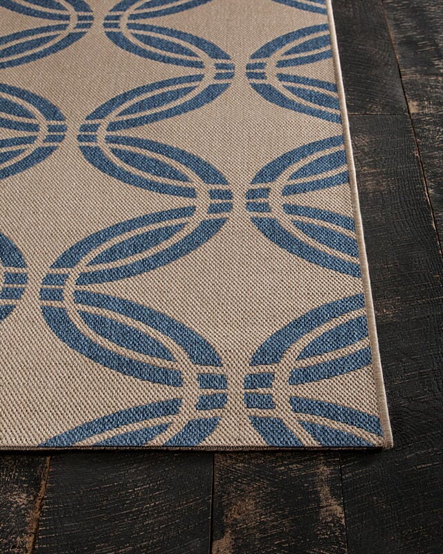Chandra Calcutta Cal1558 Beige / Blue Rugs.