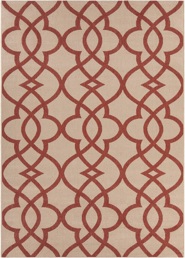 Chandra Calcutta Cal1559 Beige / Rust Rugs.