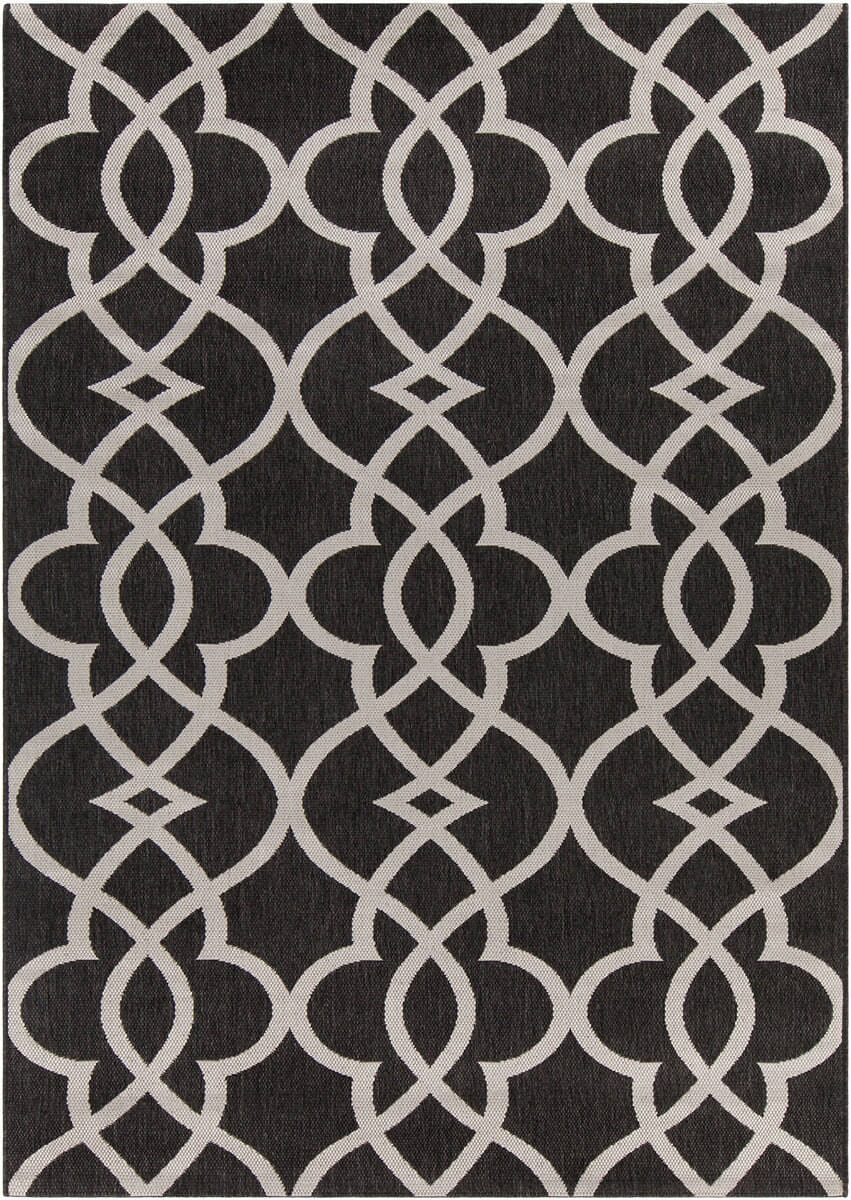 Chandra Calcutta Cal1560 Black / Beige Rugs.