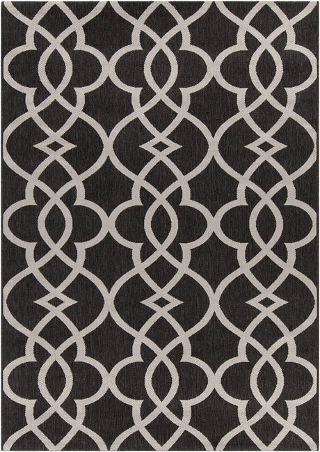 Chandra Calcutta Cal1560 Black / Beige Rugs.