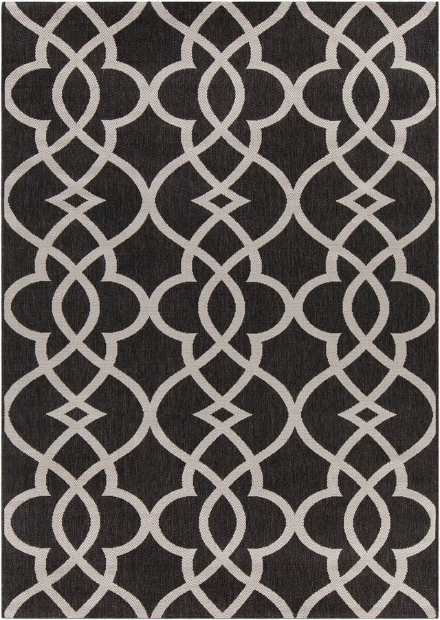 Chandra Calcutta Cal1560 Black / Beige Rugs.