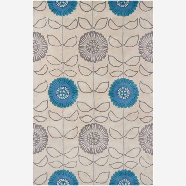 Chandra Chancery Int-13408 Blue Rugs.