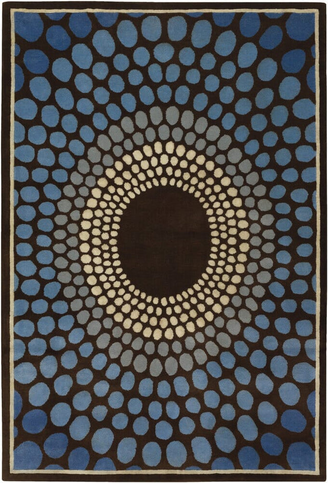Chandra Chancery Int-13440 Blue Rugs.