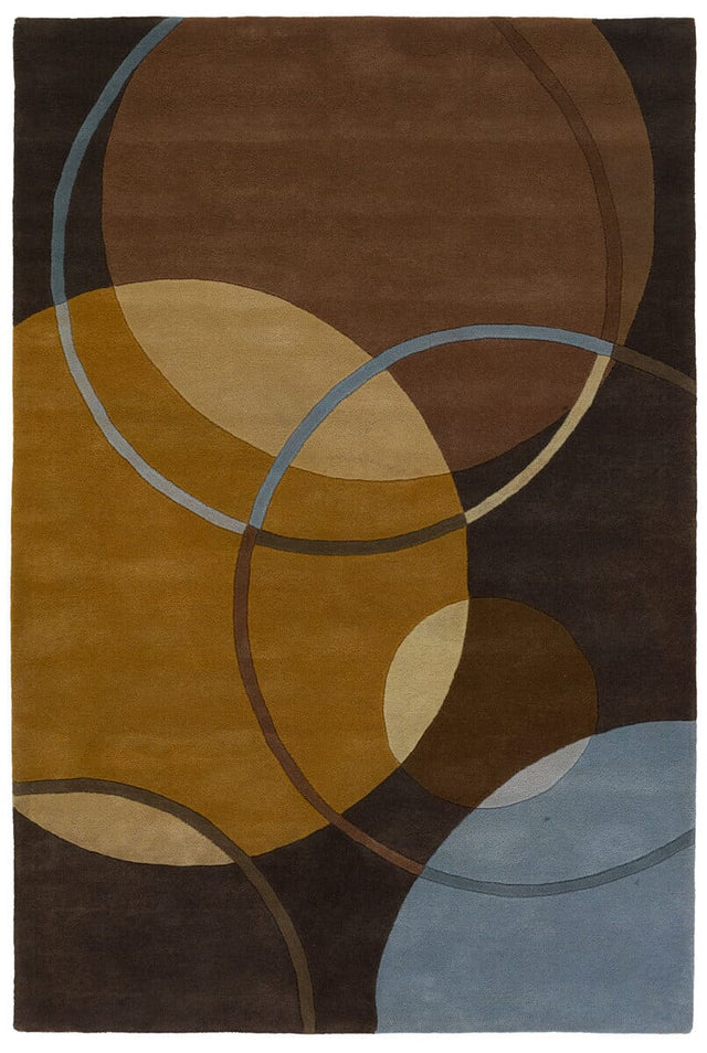 Chandra Chancery Int-13456 Brown Rugs.