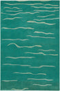 Chandra Daisa dai-15 Green Rugs.
