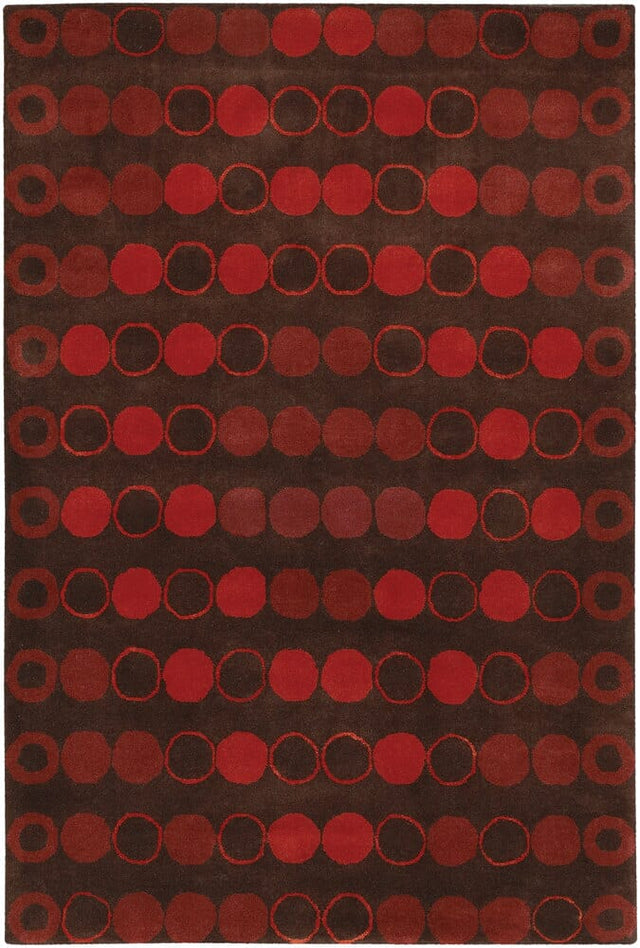 Chandra Daisa Dai-2 Red / Brown Rugs.