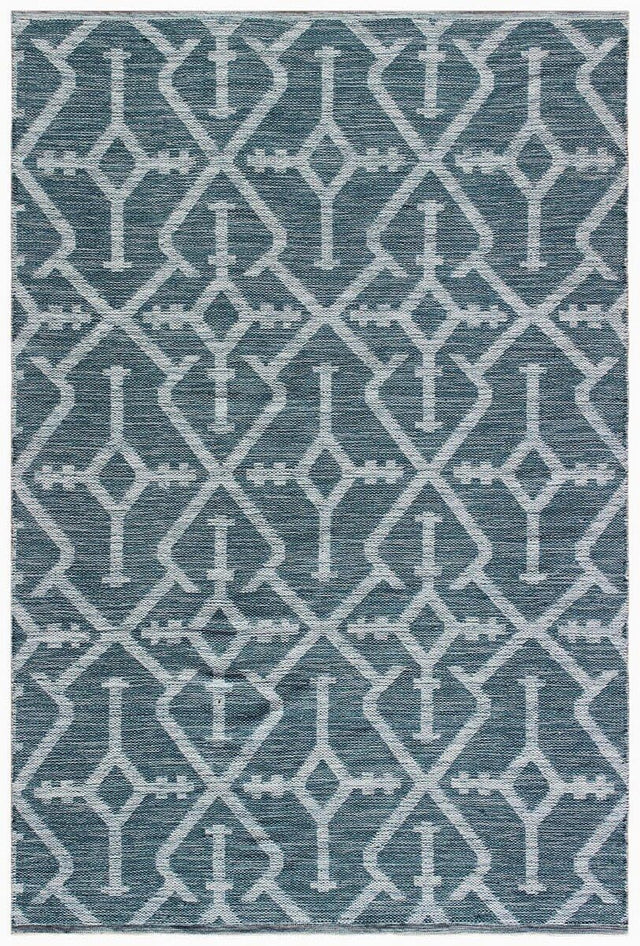 Chandra Dani Dan-50902 Teal / Beige Rugs.
