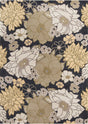 Chandra Davin Dav-25835 Black / Taupe / Yellow / Ivory Rugs.