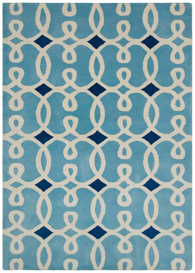 Chandra Davin Dav-25837 Blue Rugs.