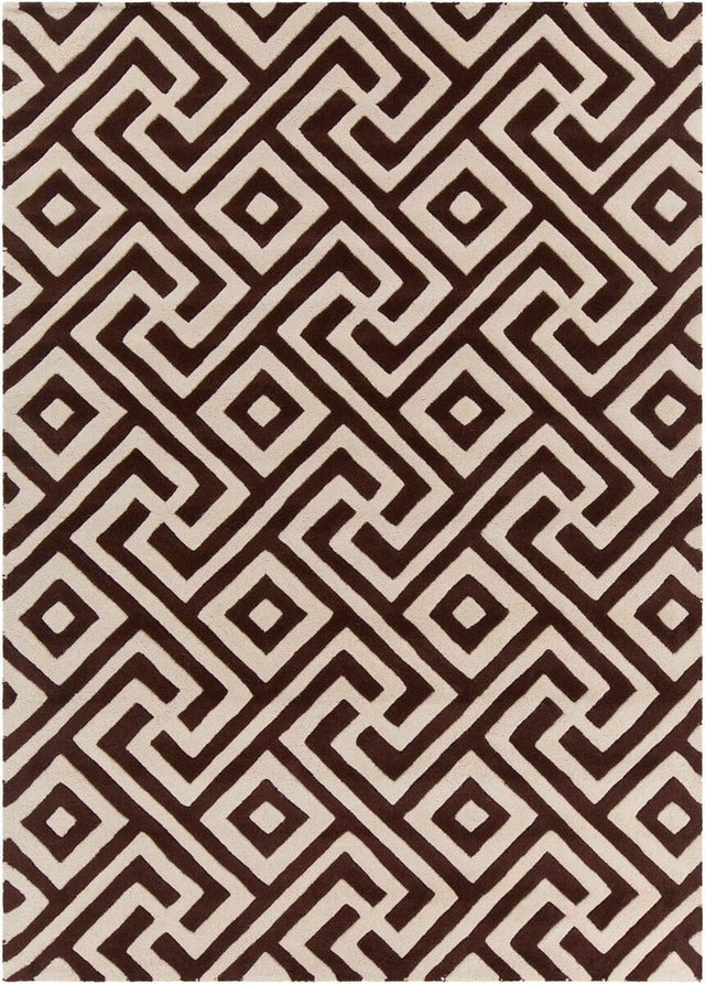 Chandra Davin Dav-25846 Brown / Cream Rugs.