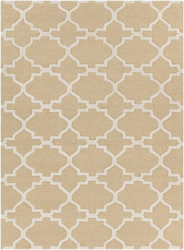 Chandra Davin Dav-25852 Yellow / Cream Rugs.