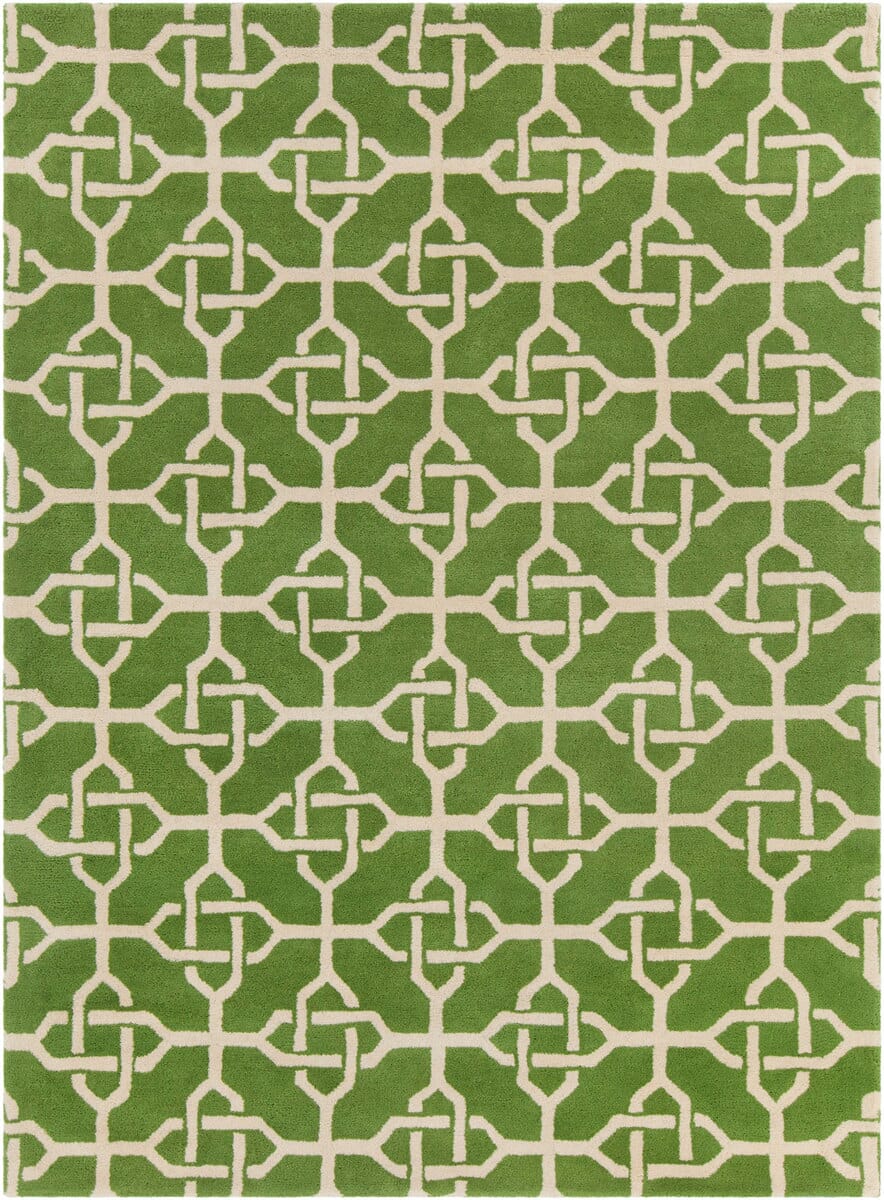 Chandra Davin Dav-25856 Green / Cream Rugs.
