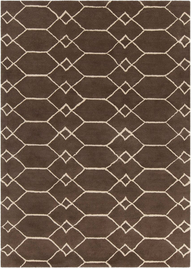 Chandra Davin Dav-25857 Brown / Cream Rugs.