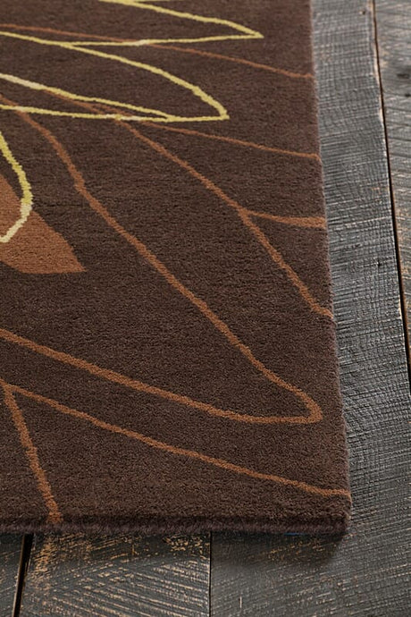 Chandra Dharma dha-7501 Brown Rugs.