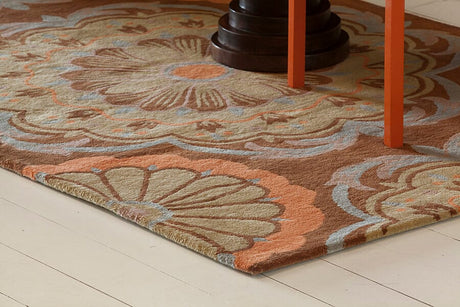 Chandra Dharma dha-7536 Tan & Ivory Rugs.
