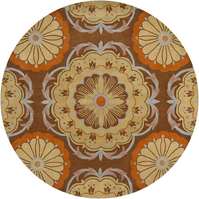 Chandra Dharma dha-7536 Tan & Ivory Rugs.