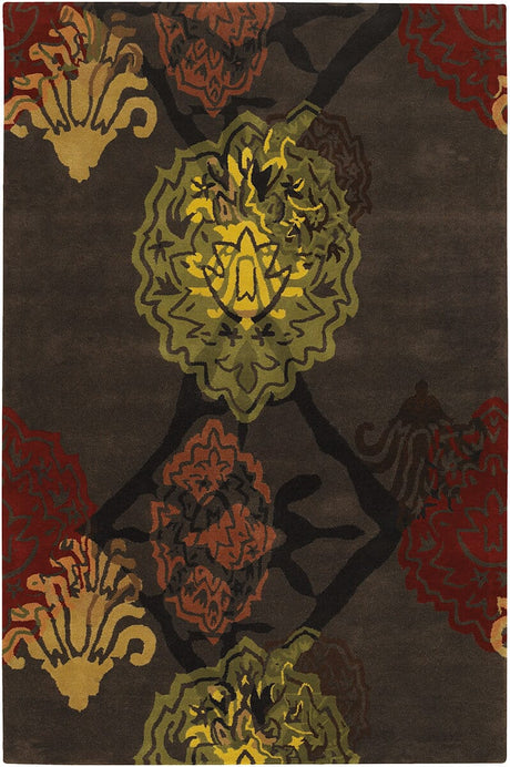 Chandra Dharma dha7503 Brown Rugs.