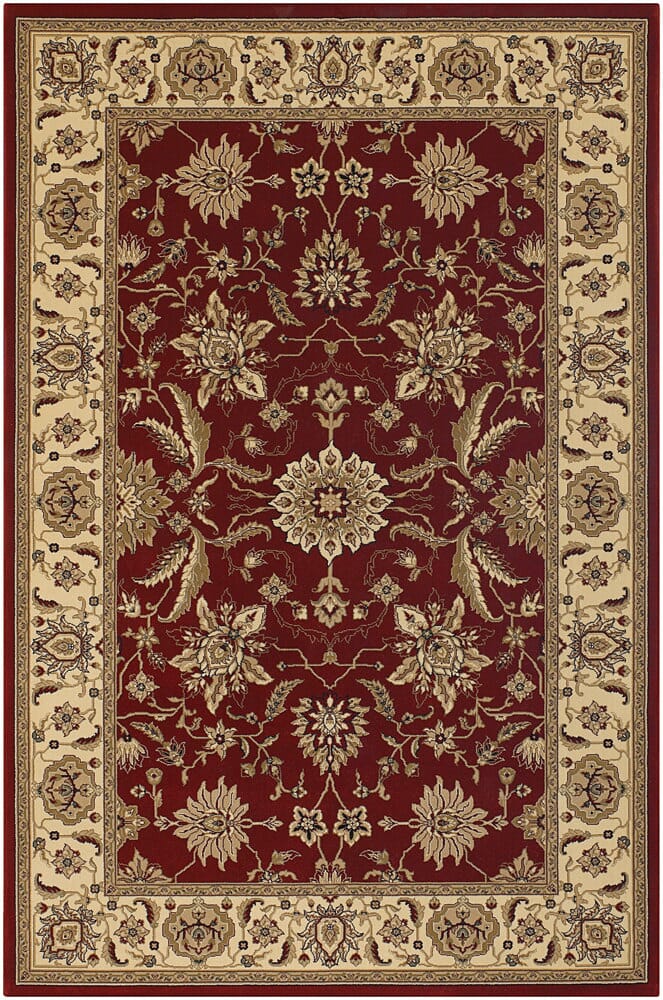 Chandra Diamond Dia10305 Burgundy / Cream / Brown Rugs.