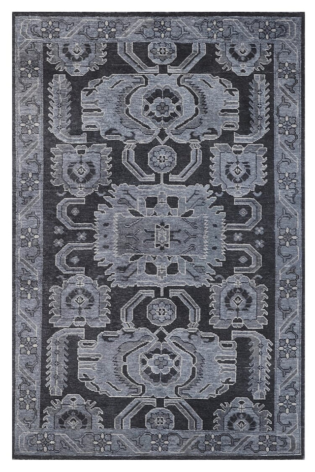 Chandra Eden Ede-49003 Grey / Black Rugs.
