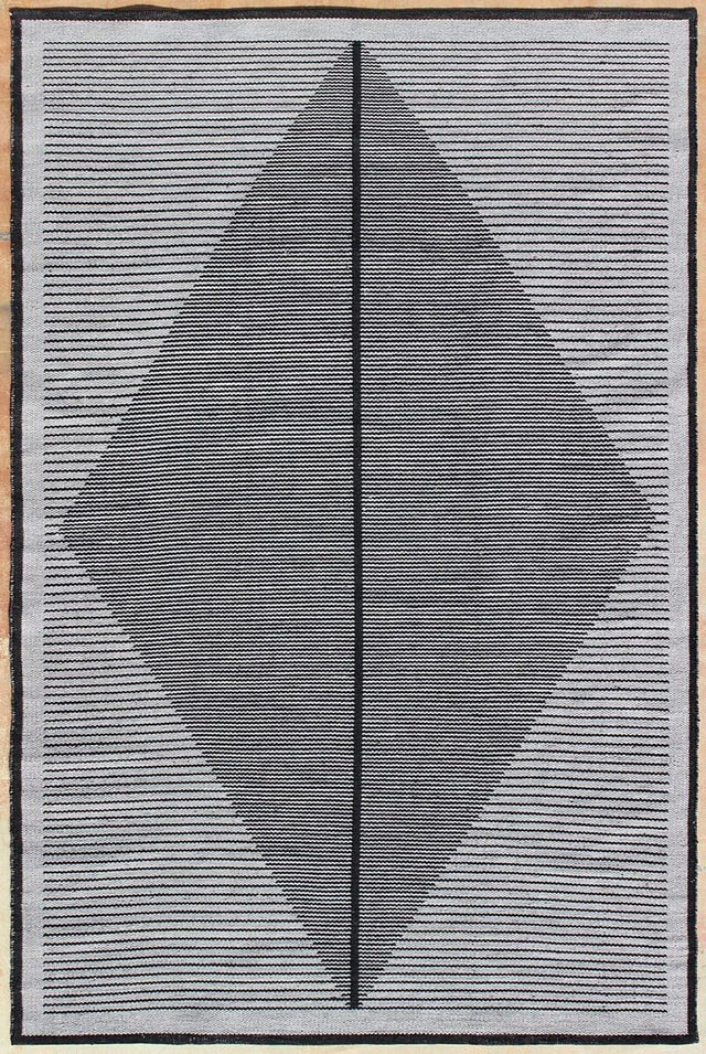 Chandra Elyza Ely-51602 Grey / Black Rugs.