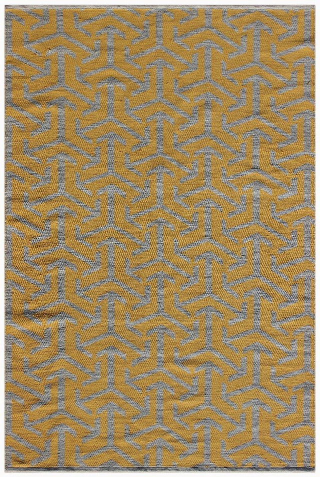 Chandra Enaya Ena-51801 Grey / Gold Rugs.