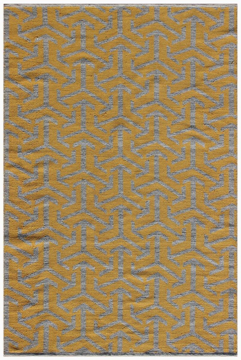 Chandra Enaya Ena-51801 Grey / Gold Rugs.