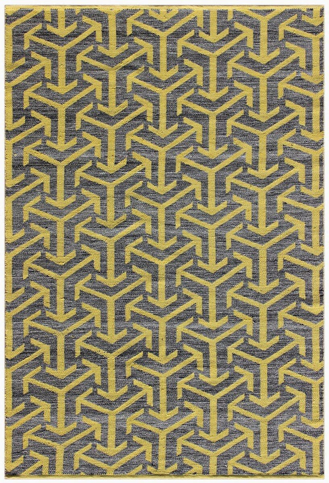 Chandra Enaya Ena-51802 Grey / Yellow Rugs.