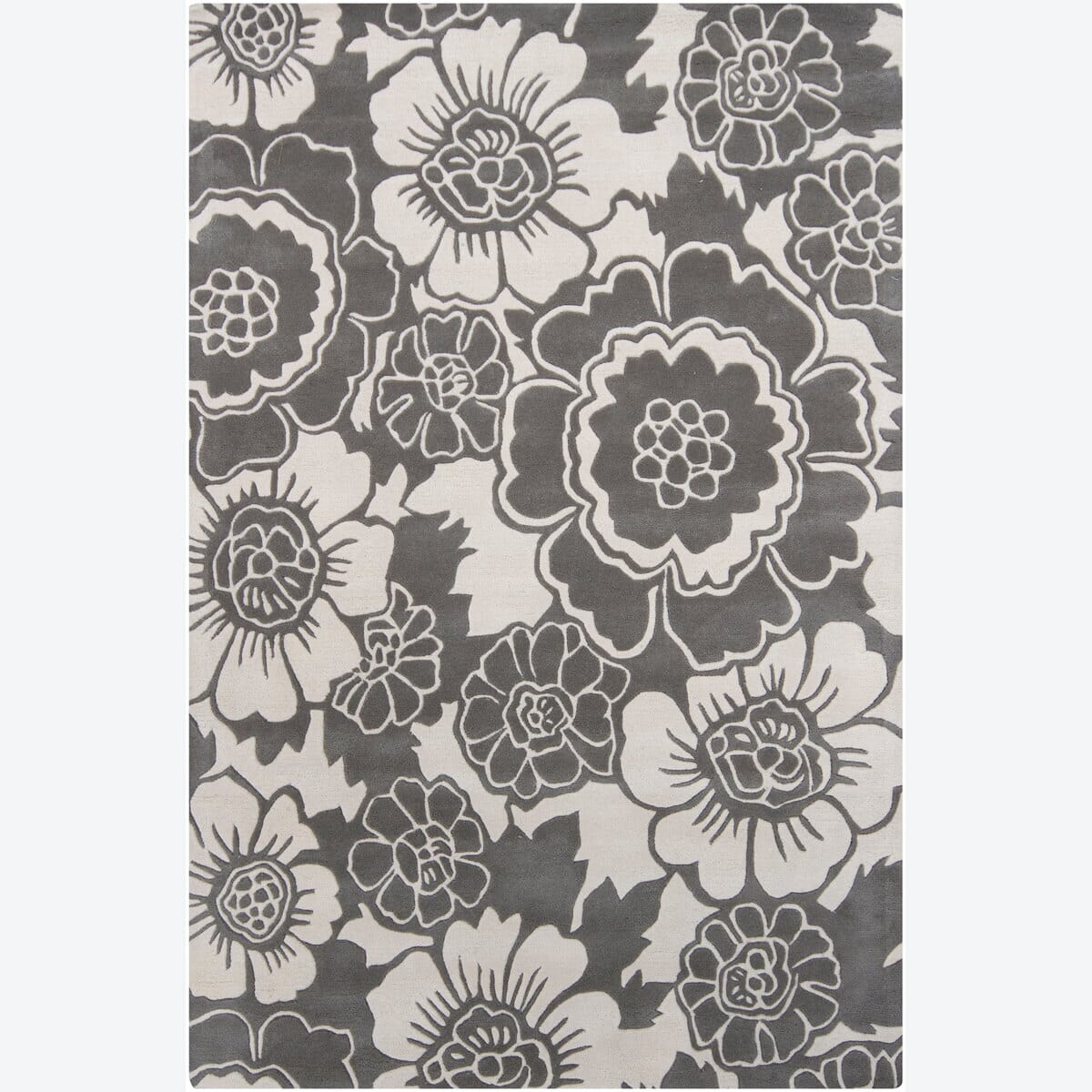 Chandra Faro Far-6212 Grey / White Rugs.